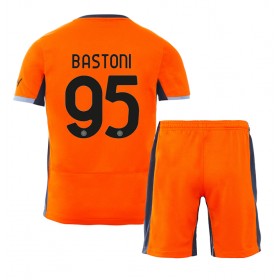 Inter Milan Alessandro Bastoni #95 3rd Trikot 2023-24 Kurzarm (+ kurze hosen)